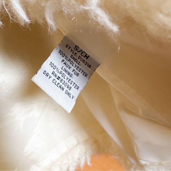 Ci Sono by Cavallini Faux Fur Vest w/ Pockets – Size S - Picture 6 of 11